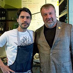 Шеф-повар ресторана Вирджилио Мартинес (слева) и руководитель NECON GmbH Др.Клаус Гебхардт